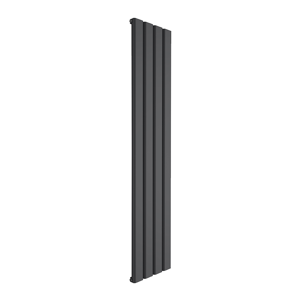 Reina Vicari Vertical Aluminium Designer Radiator, Anthracite, 1800mm x 400mm Price Comparisons | Compare The Build