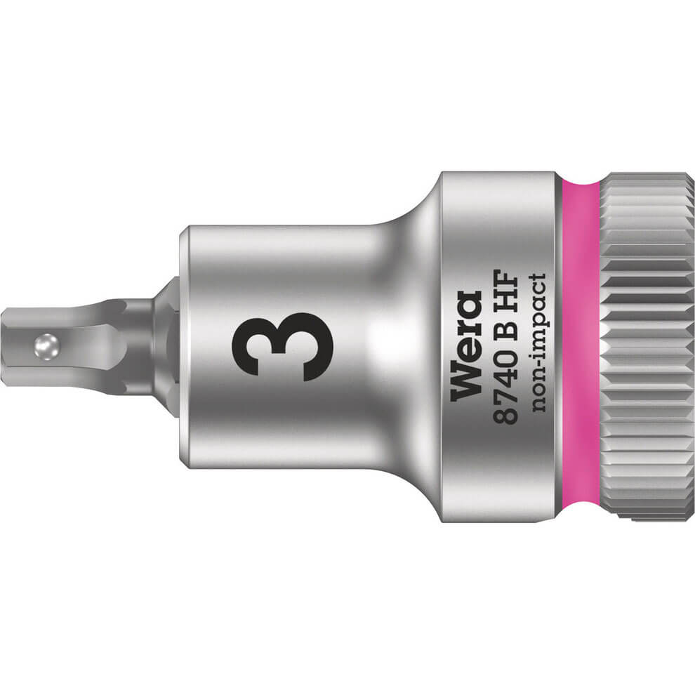 Wera 8740 B HF Zyklop 3/8" Drive Hexagon Socket Bit Metric 3/8" 3mm Price Comparisons | Compare The Build