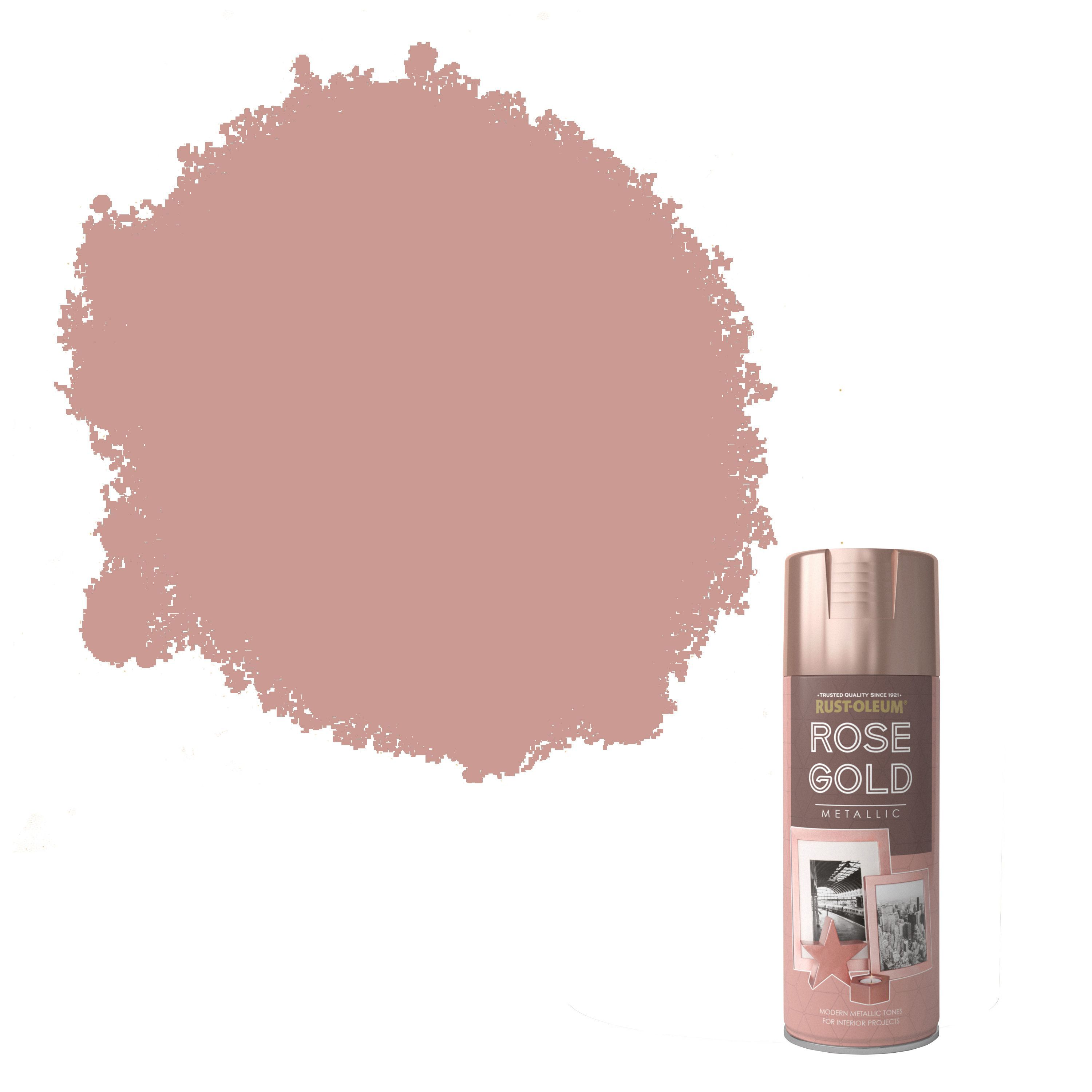 Rust-Oleum Rose gold effect Multi-surface Spray paint, 400ml Price Comparisons | Compare The Build