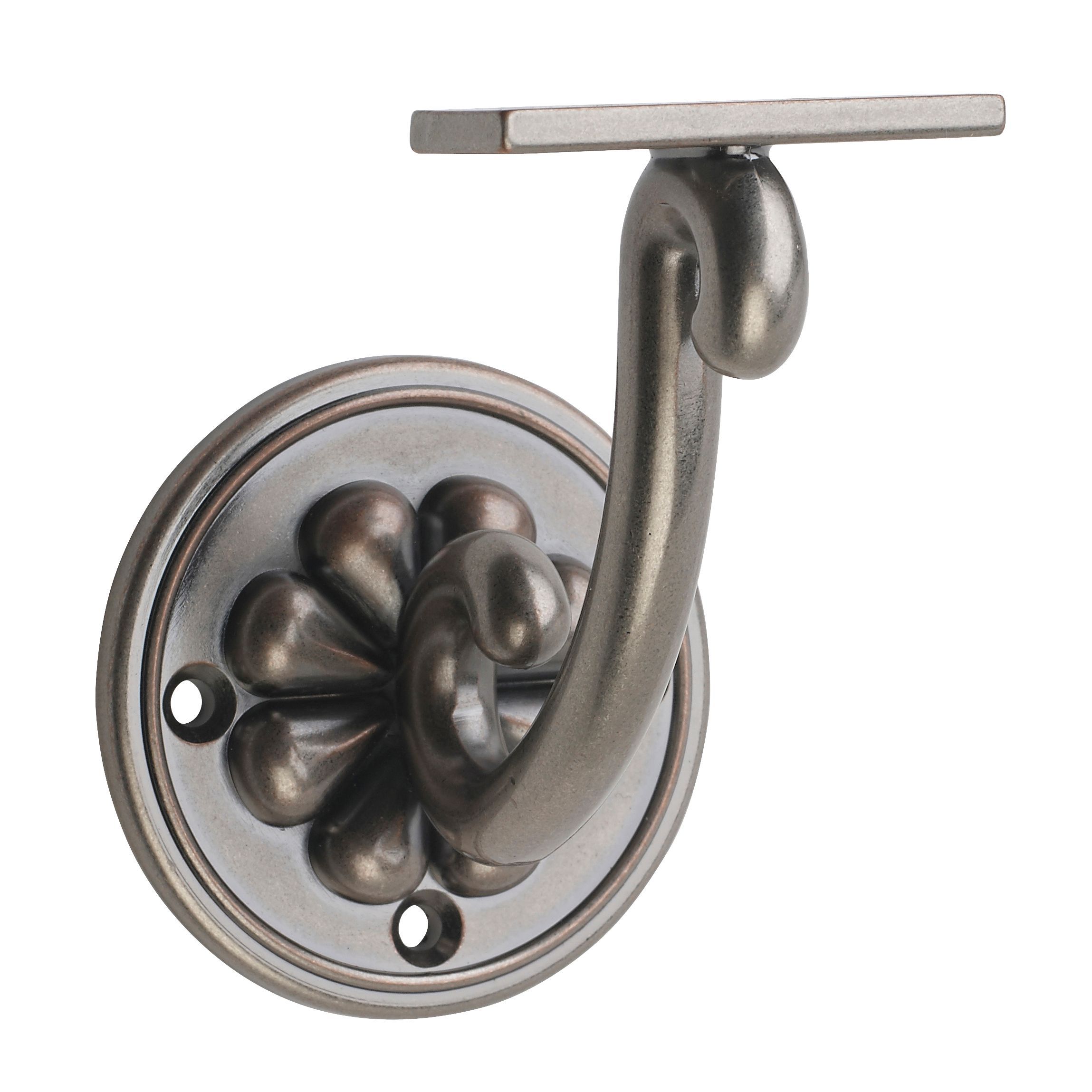 Richard Burbidge Pewter Effect Zinc Handrail Bracket (L)190mm (H)75mm (W)100mm, Pack Of 1 Price Comparisons | Compare The Build
