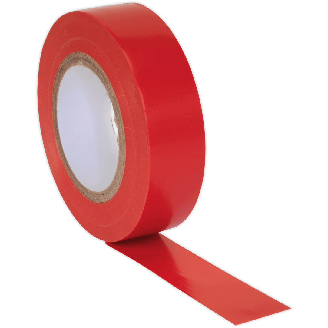 Sealey PVC Insulating Tape Pack Of 10 Red 19mm 20m Price Comparisons | Compare The Build