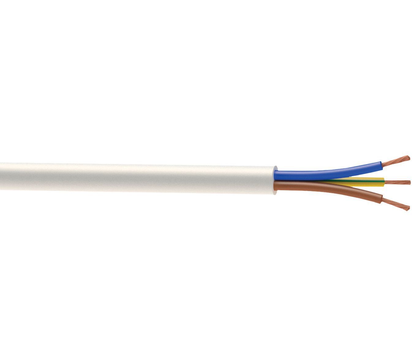 Nexans 3183Tq White 3 Core Fire Cable, 2.5mm² X 5M Price Comparisons | Compare The Build