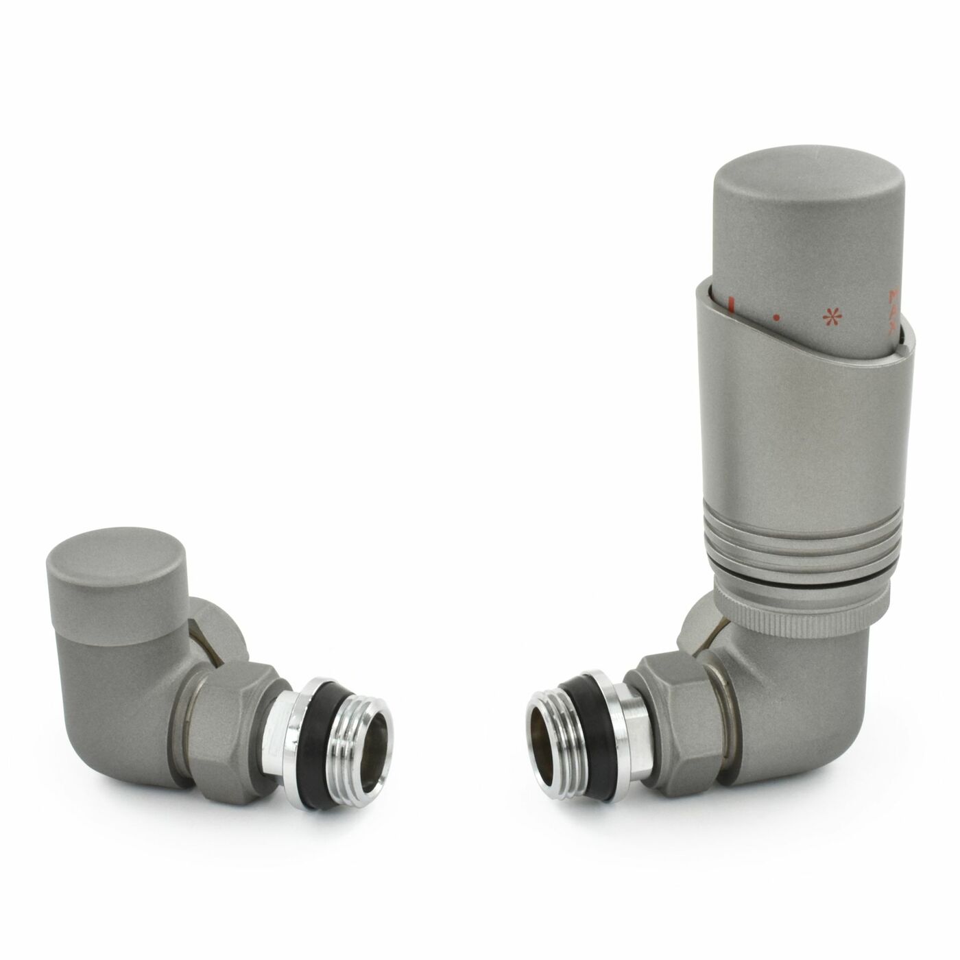 West Thermostatic Valves, Delta, Matt Metallic Grey Corner Price Comparisons | Compare The Build