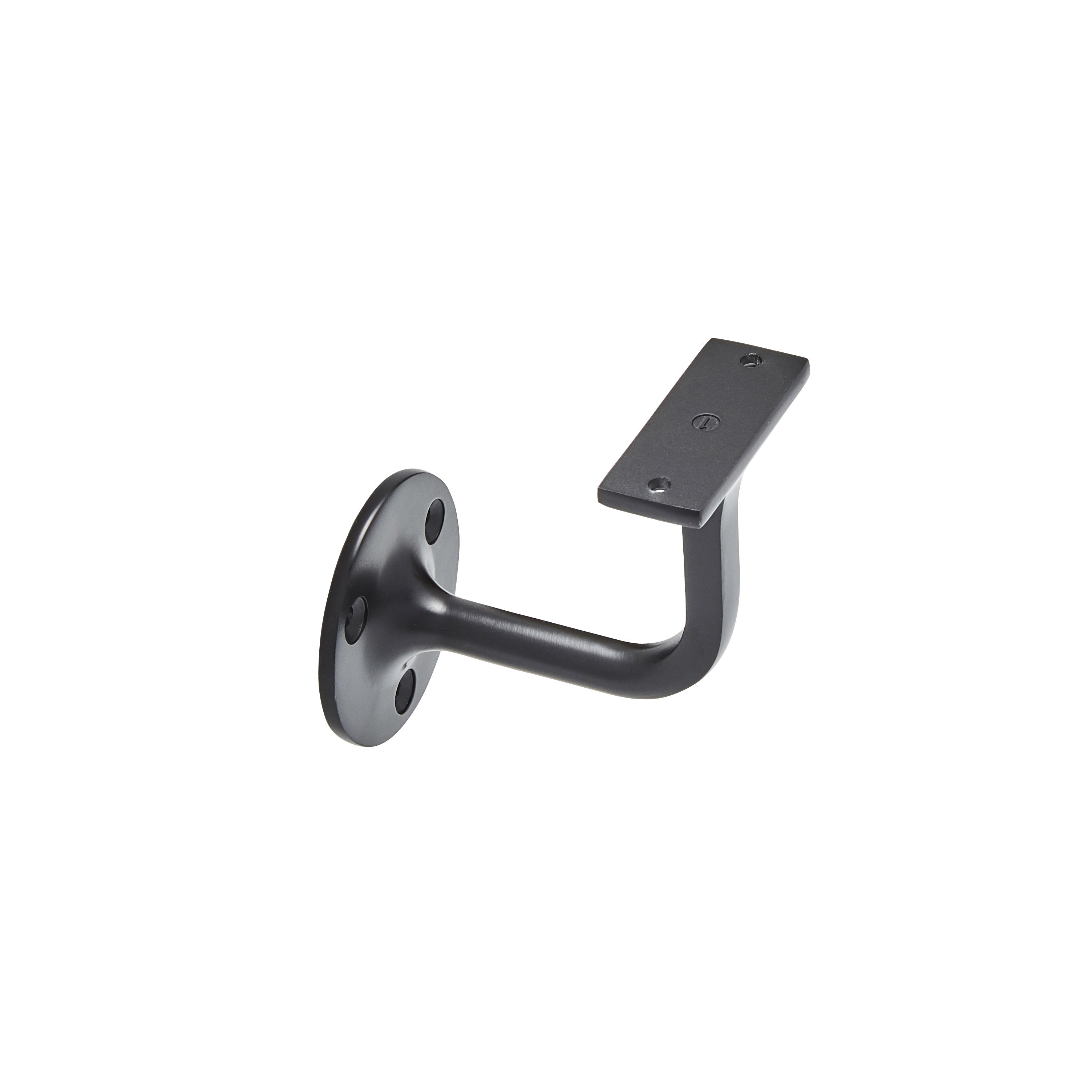 Richard Burbidge Trademark Polished Black Metal Handrail Bracket (L)78mm (H)72mm, Pack Of 5 Price Comparisons | Compare The Build