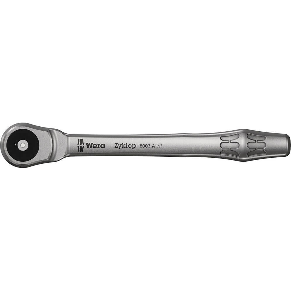 Wera 8003 A Zyklop 1/4" Drive Push Through Fine Tooth Ratchet 1/4" Price Comparisons | Compare The Build