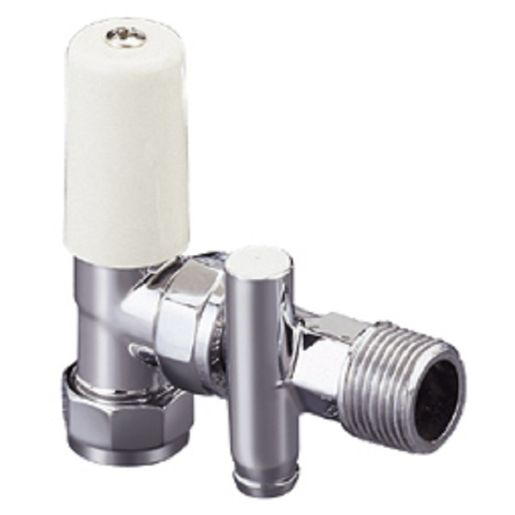 Pegler Terrier Angled Rad Valve 1/2inCH x 8mm Chrome Drain Off Lock Shield Price Comparisons | Compare The Build