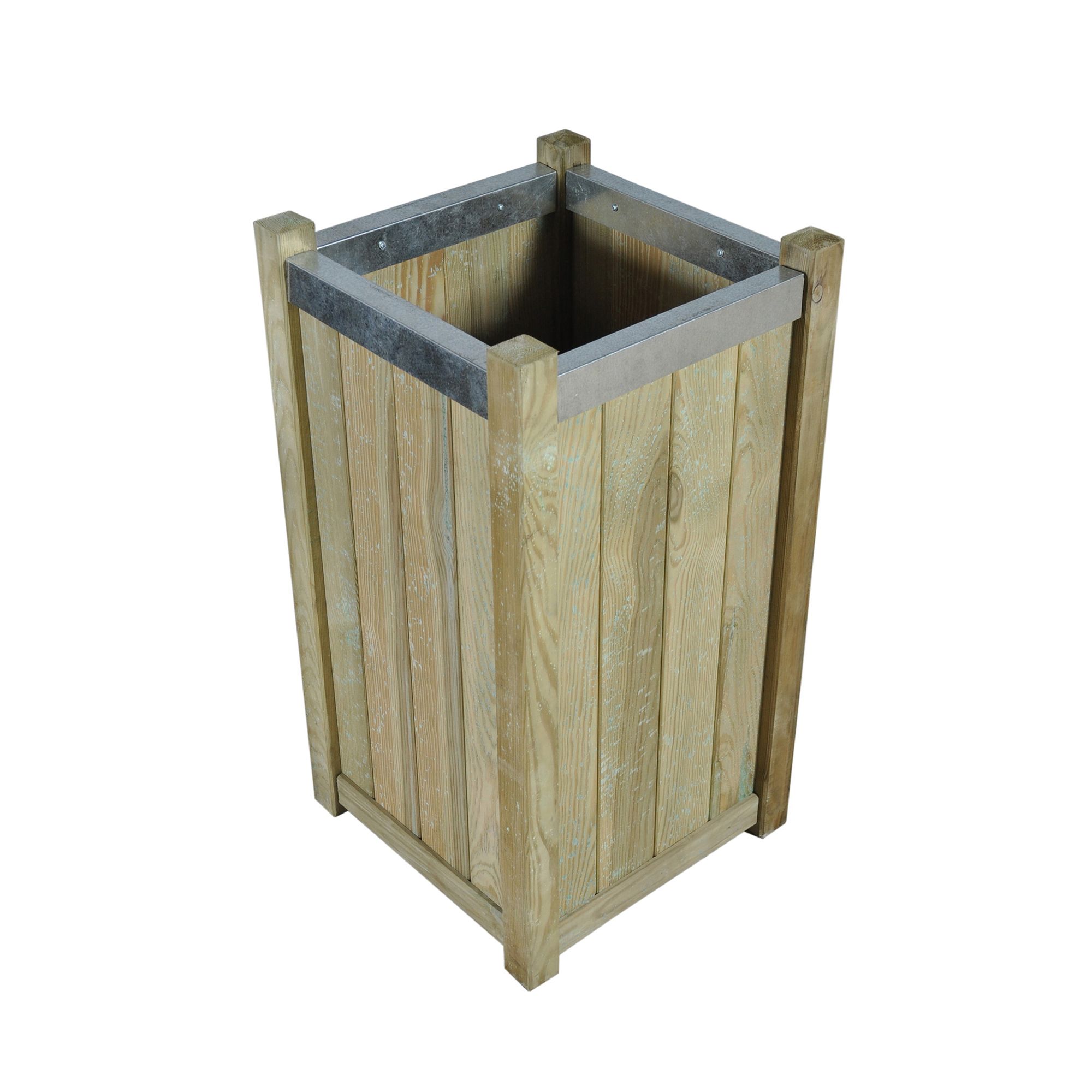 Forest Garden Slender Wooden Rectangular Planter 40Cm, Pack Of 2 Price Comparisons | Compare The Build