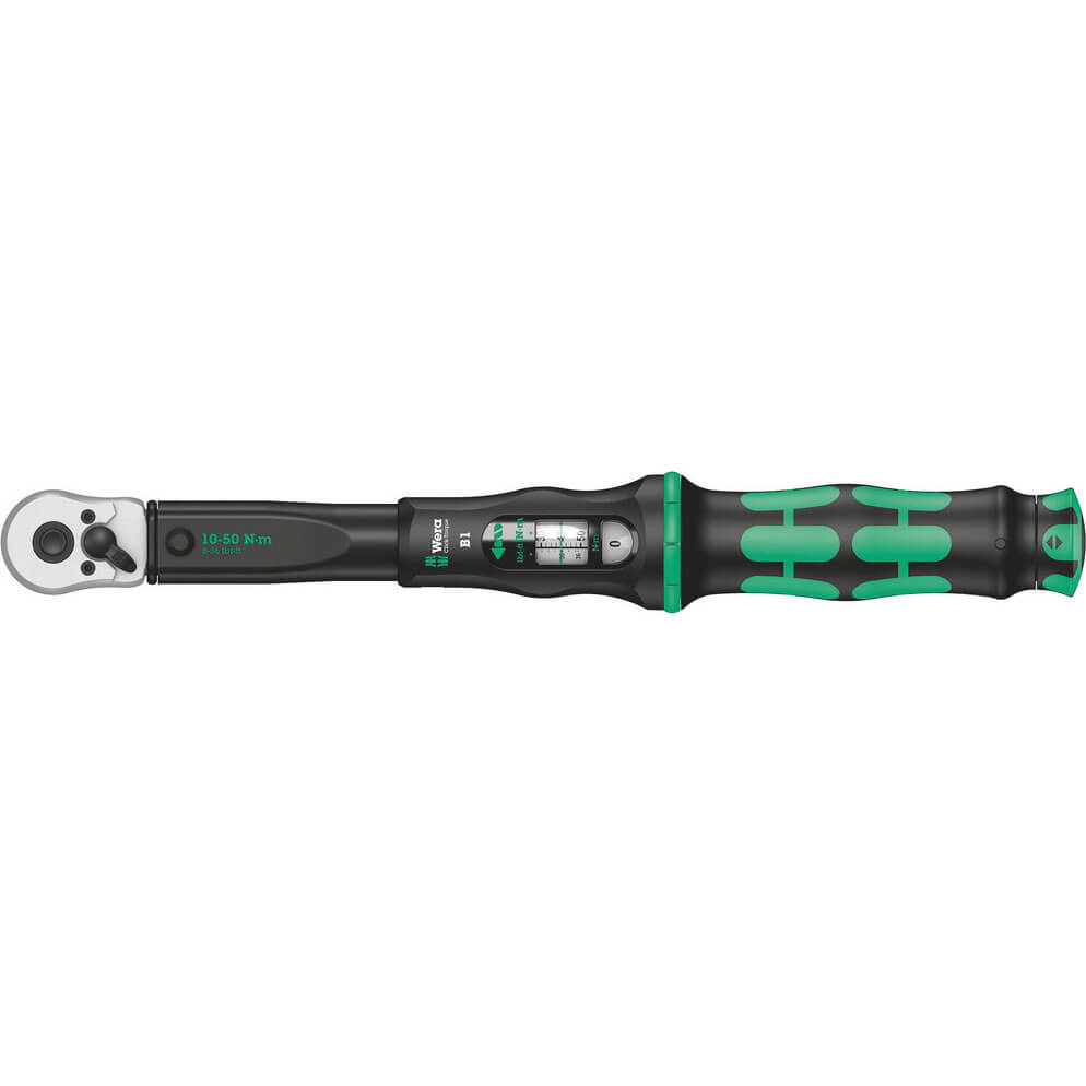 Wera 3/8" Drive Click Torque B1 Torque Wrench 3/8" 10Nm - 50Nm Price Comparisons | Compare The Build