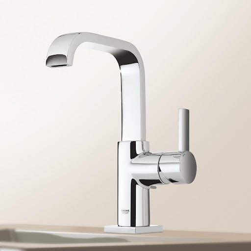 Grohe Allure U-Spout Side Lever Basin Mixer Tap L with Pop-Up Waste 32146000 Price Comparisons | Compare The Build