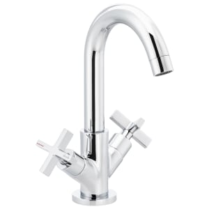 Abode Serenitie Deck Mounted Basin Mixer Tap - Chrome Price Comparisons | Compare The Build