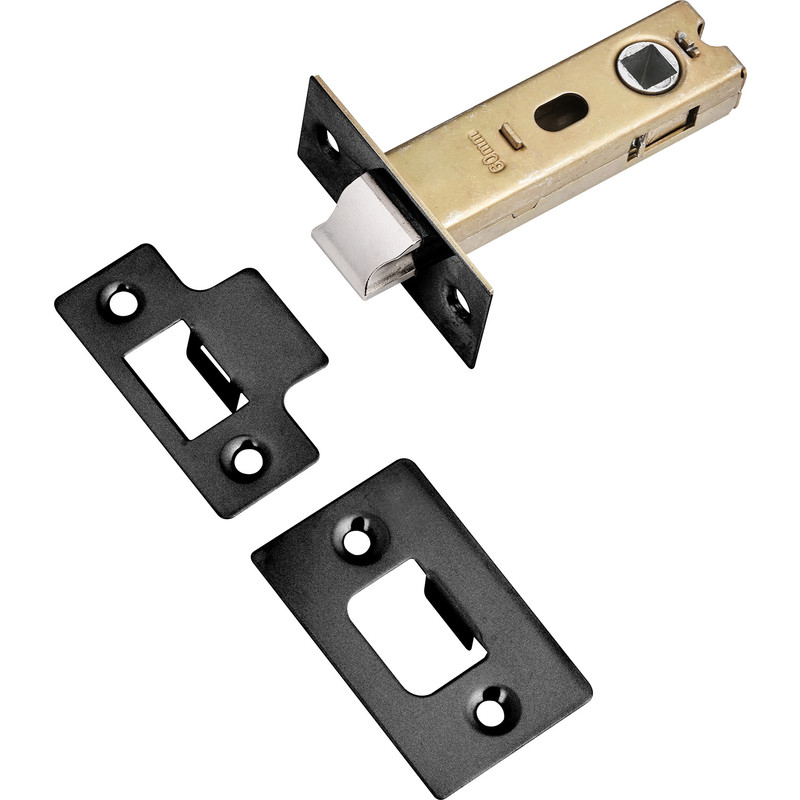 Premium Sprung Bolt Through Tubular Mortice Latch 76mm in Black Price Comparisons | Compare The Build