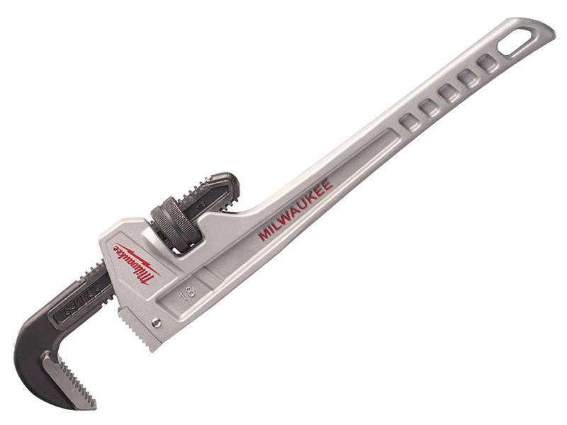 Milwaukee Hand Tools MHT48227218 Aluminium Pipe Wrench 450mm (18in) Price Comparisons | Compare The Build