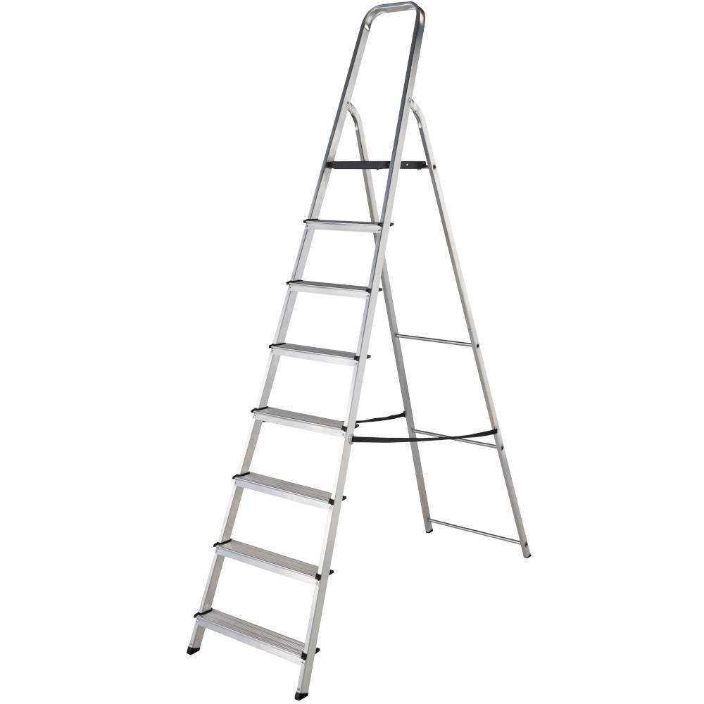 Werner 8 Tread High Handrail Stepladder - EN131 7400818L Price Comparisons | Compare The Build