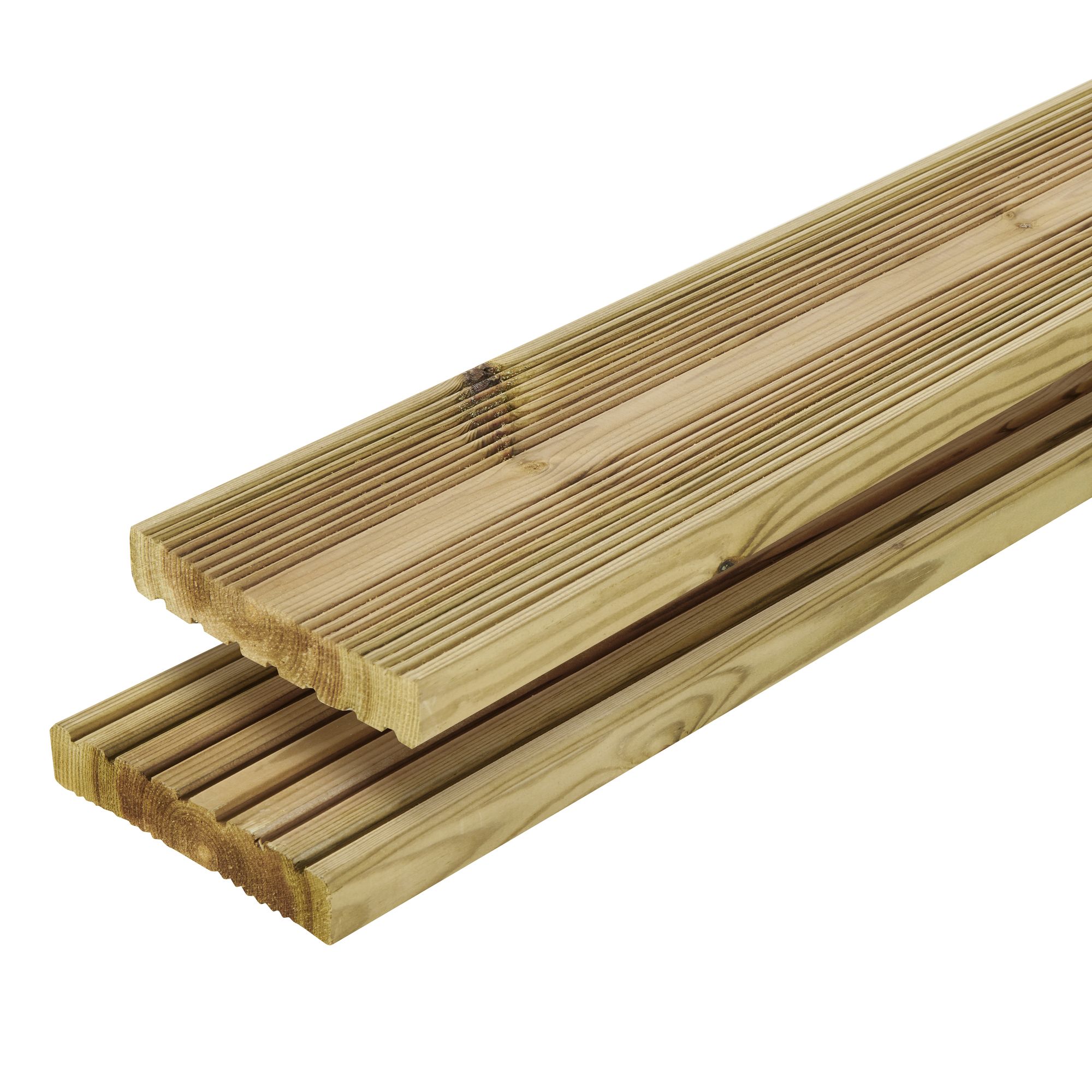 GoodHome Lemhi Green Pine Deck Board (L)4.8M (W)144mm (T)27mm Price Comparisons | Compare The Build