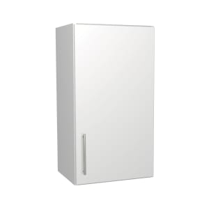 Wickes Orlando White Gloss Slab Wall Unit - 400mm | Compare The Build