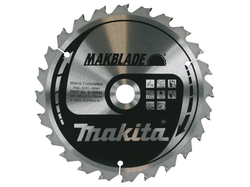 Makita MAKB39506 B-39506 MAKBLADE® TCT Circular Saw Blade 216 x 30mm x 48T Price Comparisons | Compare The Build