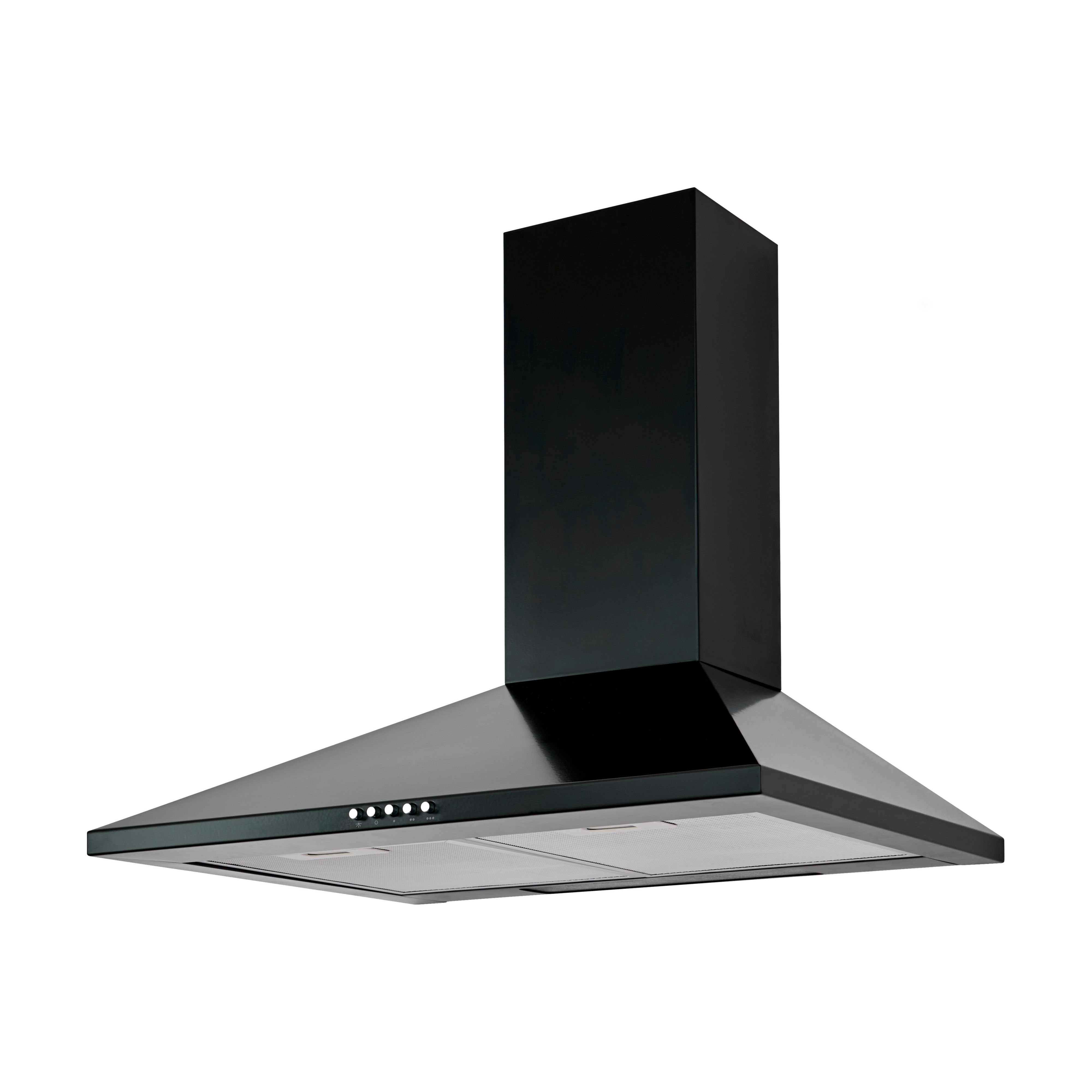 Chb60 Black Steel Chimney Cooker Hood, (W)60Cm Price Comparisons | Compare The Build