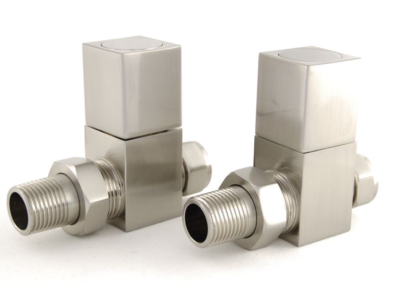 West Manual Valves, Cubex, Satin Nickel Straight - 8mm Price Comparisons | Compare The Build