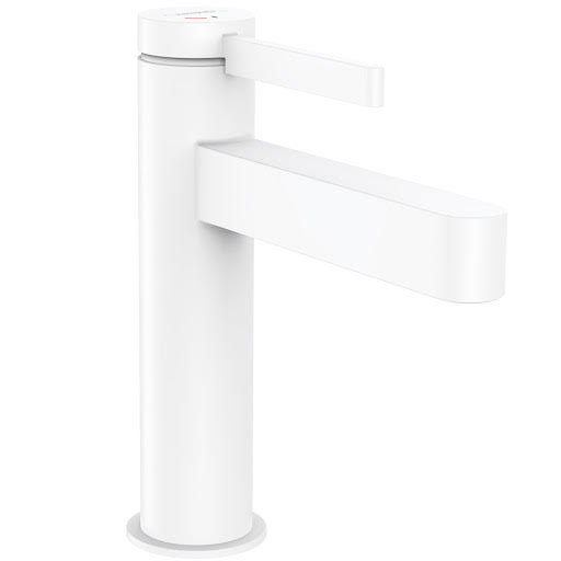 hansgrohe Finoris CoolStart EcoSmart Basin Mixer Tap 110 - Matt White Price Comparisons | Compare The Build