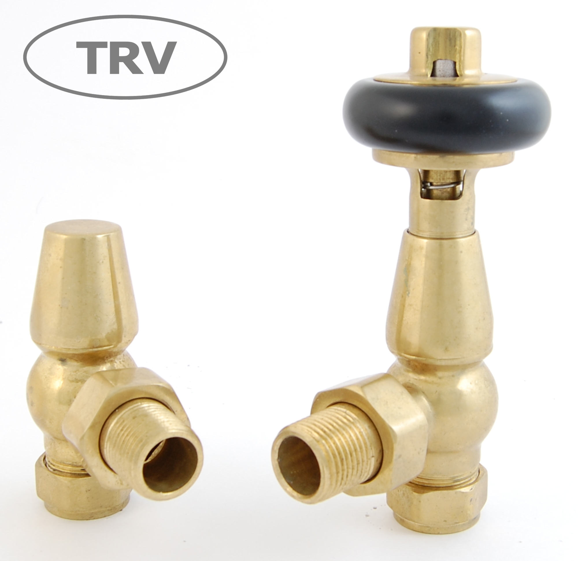 West Thermostatic Valves, Faringdon, Un-Lacquered Brass Angled - 10mm Price Comparisons | Compare The Build