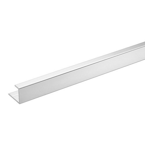 Laminate Shower Wall End Channel - 2450mm Bright Silver Price Comparisons | Compare The Build