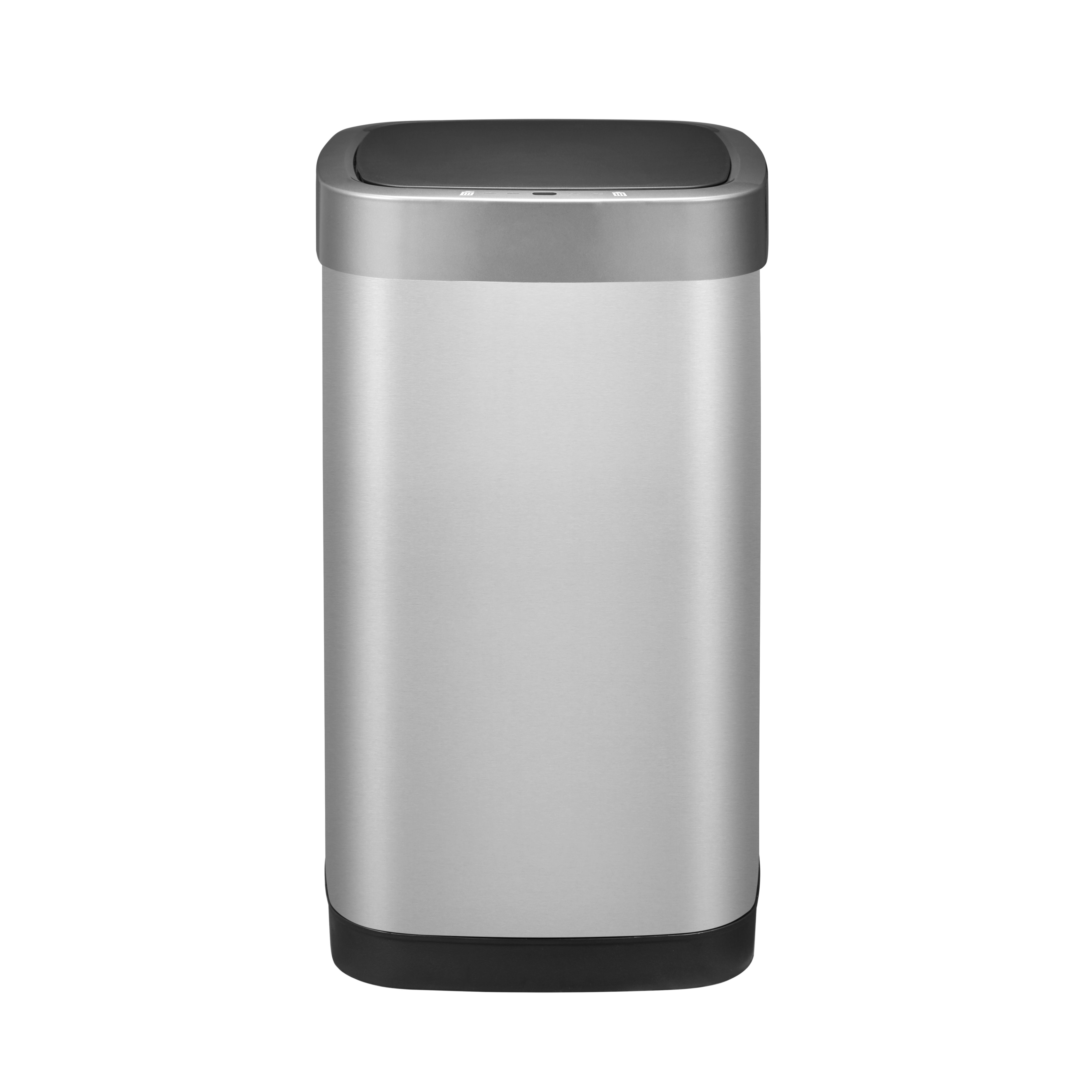 Cooke & Lewis Santana Brushed Grey Stainless Steel Square Freestanding Kitchen Sensor Bin, 40L Price Comparisons | Compare The Build