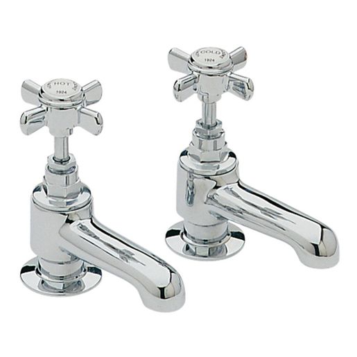 Stratford Bath Pillar Taps in Chrome TDC01TP Price Comparisons | Compare The Build