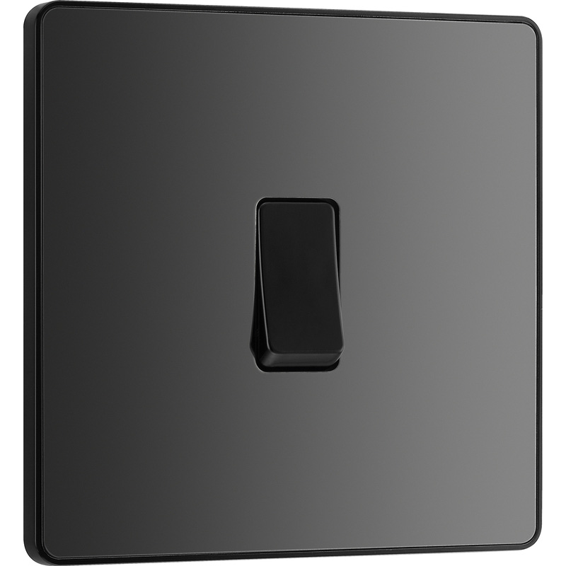 BG Evolve Chrome ( Ins) Single Intermediate Light Switch, 20A 16Ax in Black Steel Price Comparisons | Compare The Build