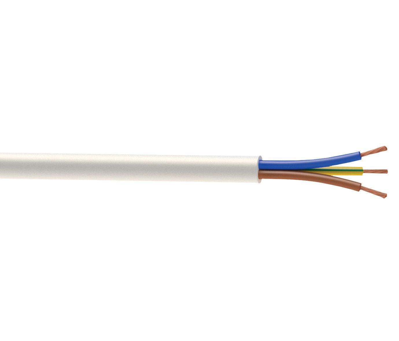 Nexans Nx100 White 3 Core Fire Cable, 1.5mm² X 25M Price Comparisons | Compare The Build