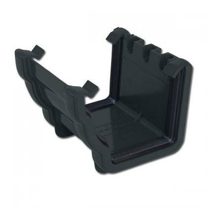 FloPlast Anthracite Grey Ogee Gutter Union Bracket RUN1.A Price Comparisons | Compare The Build