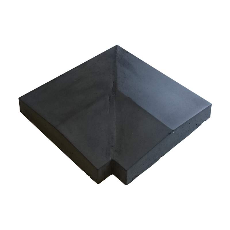 Eurodec 50-75mm Twice Weathered Coping Stone Return 500mm x 550mm (fits 500mm wide Coping Stone) - Slate PT50/5075/R/2W/S Price Comparisons | Compare The Build