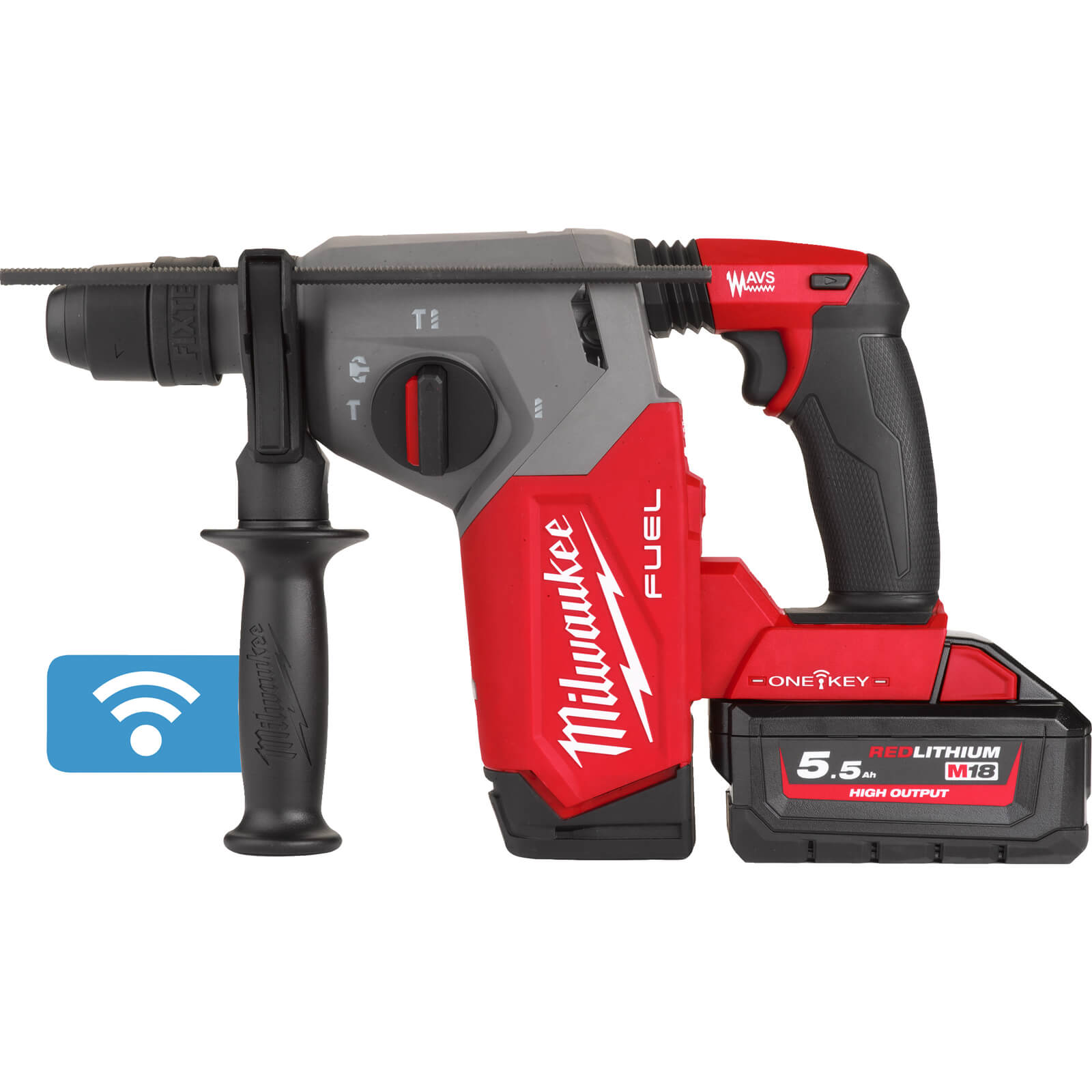 Milwaukee M18 ONEFHX Fuel 18v Cordless Brushless SDS Plus Drill 2 x 5.5ah Li-ion Charger Case Price Comparisons | Compare The Build