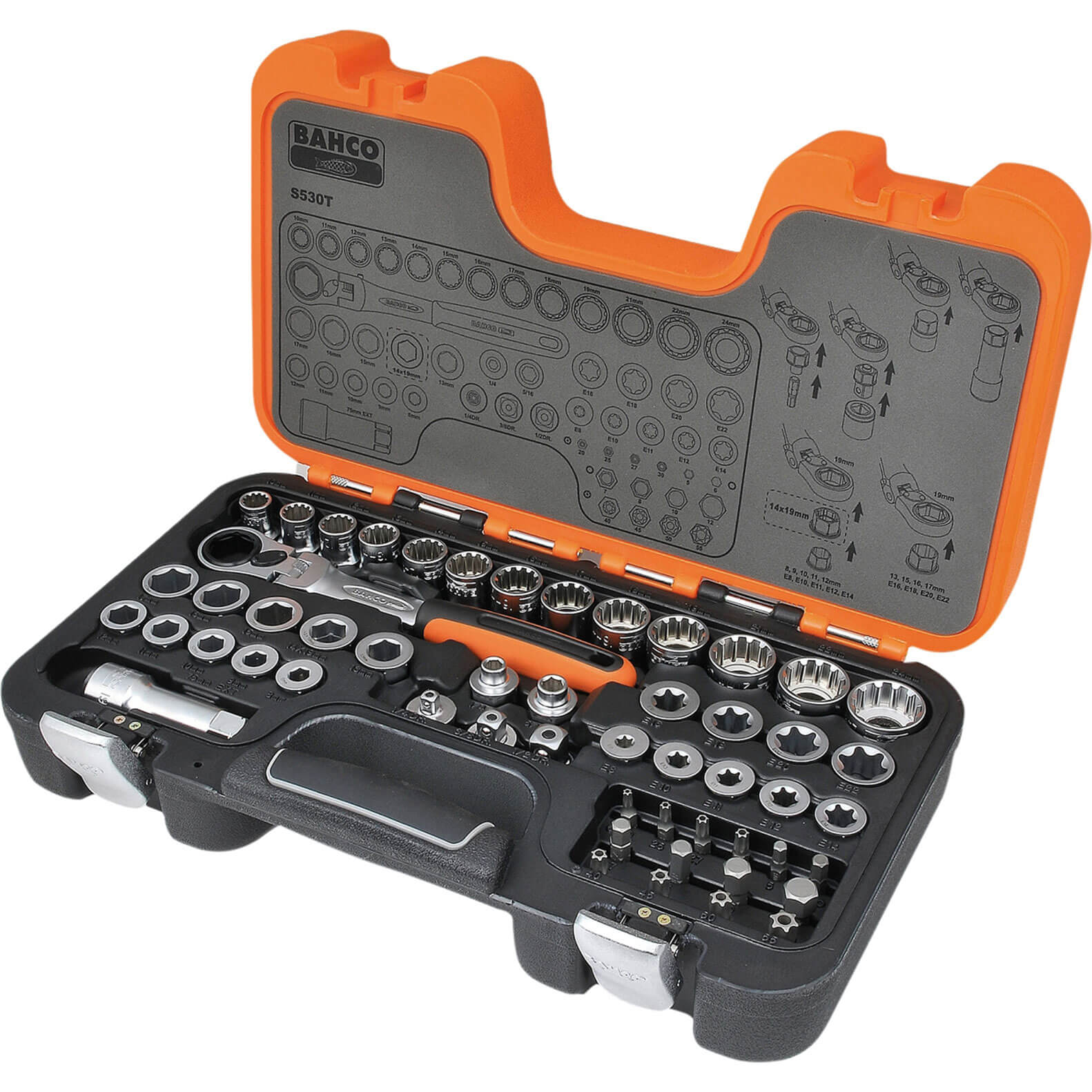 Bahco 53 Piece Combination Drive Pass Through Socket and Bit Set Metric Combination Price Comparisons | Compare The Build