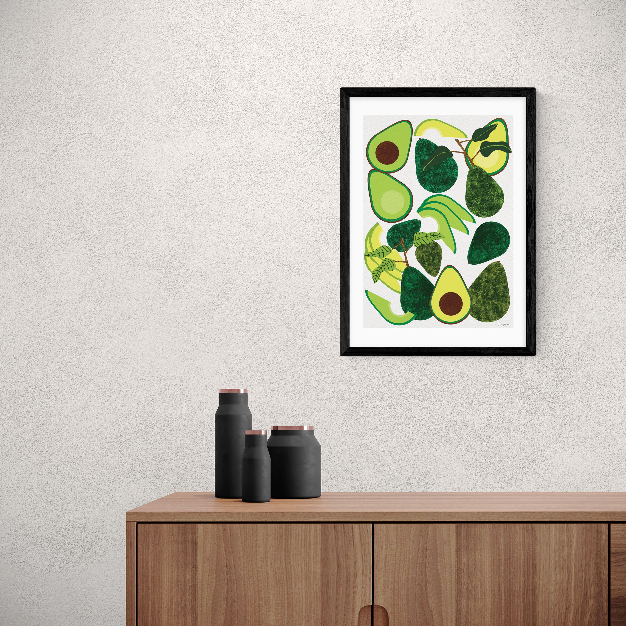 East End Prints Avocado by Leanne Simpson Print Green Price Comparisons | Compare The Build