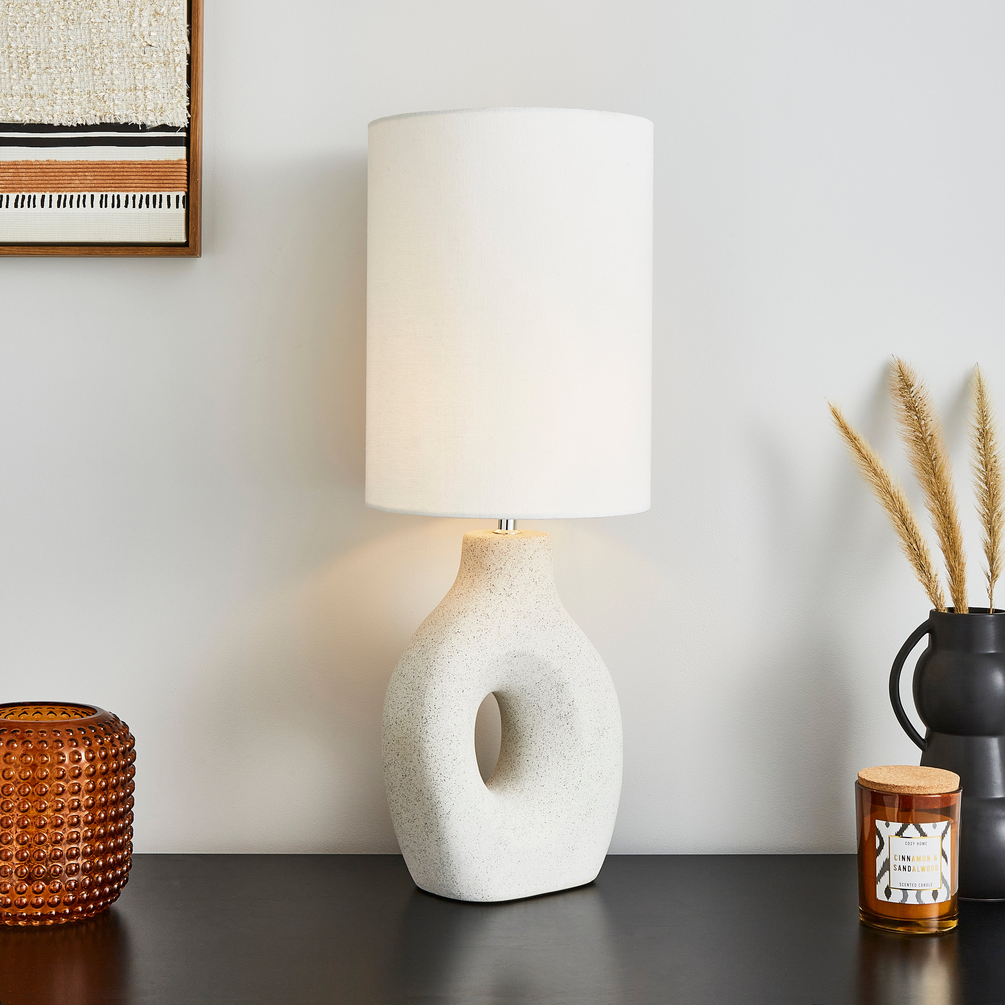 Dinah Sculptural White Table Lamp White Price Comparisons | Compare The Build