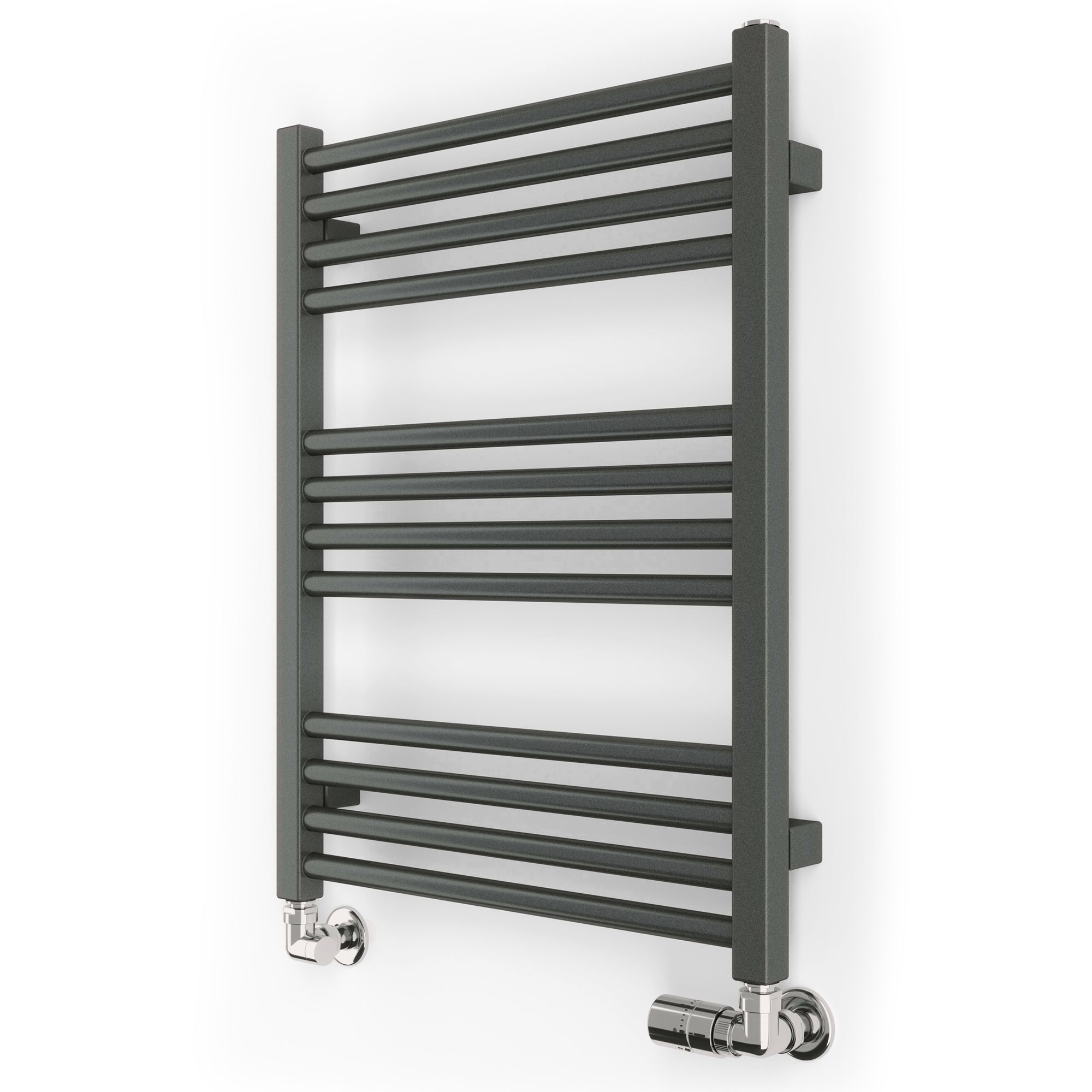 Terma Fiona T-Rail Grey Flat Towel Warmer (W)500mm X (H)660mm Price Comparisons | Compare The Build