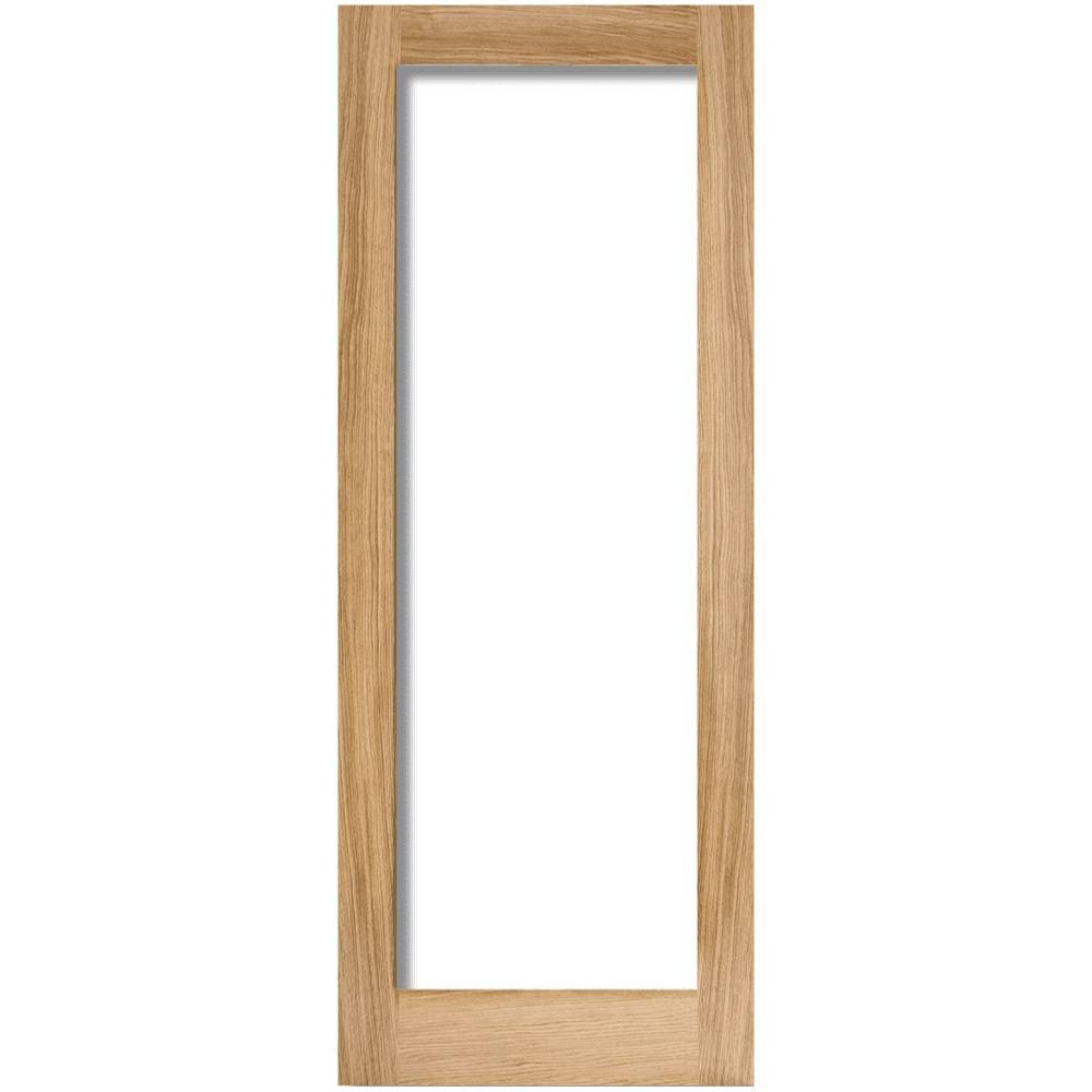 LPD Internal Oak Pattern 10 Unfinished 1L Clear Glass FD30 Door 1981mm x 762mm x 44mm (78" x 30") Price Comparisons | Compare The Build