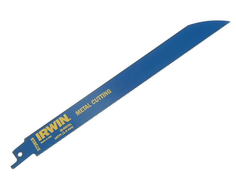 IRWIN® IRW10504140 Sabre Saw Blade 818R 200mm Metal Cutting Pack of 25 Price Comparisons | Compare The Build