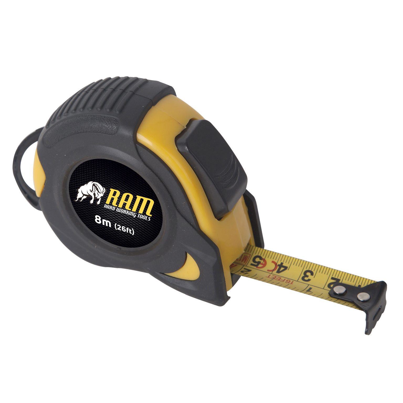 Ram 8m Heavy Duty Tape Measure RAM0002 Price Comparisons | Compare The Build