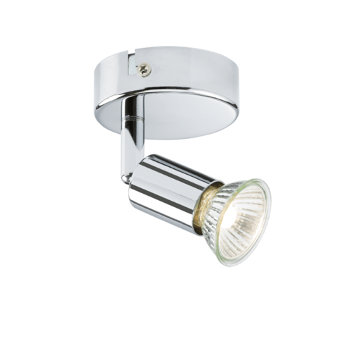 KnightsBridge Ceiling Light GU10 50 Watt Single Spotlight Chrome LED Compatible Price Comparisons | Compare The Build