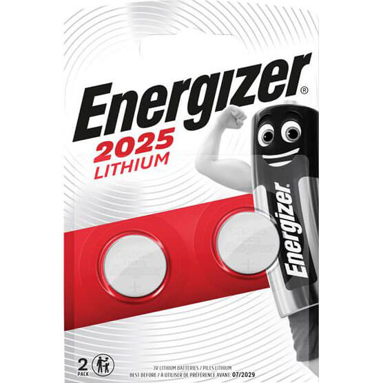 Energizer CR2025 Coin Lithium Battery Pack of 2 Price Comparisons | Compare The Build