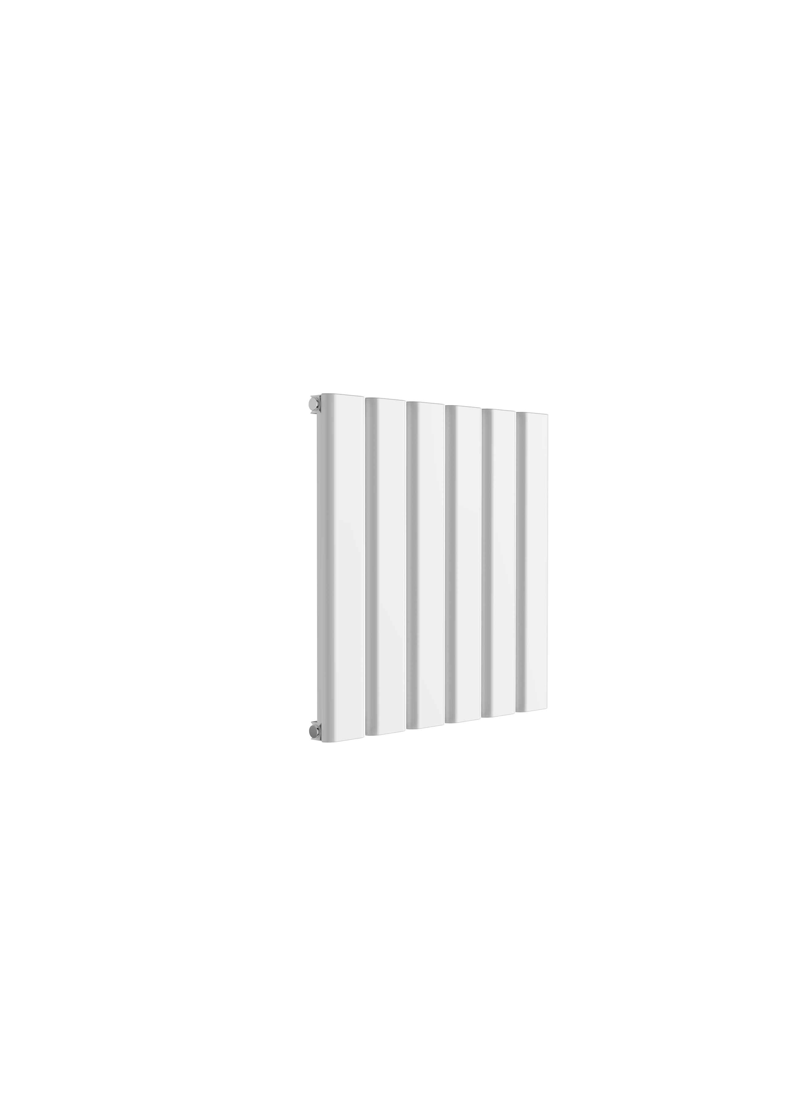 Reina Vicari Horizontal Aluminium Designer Radiator, White, 600mm x 600mm Price Comparisons | Compare The Build