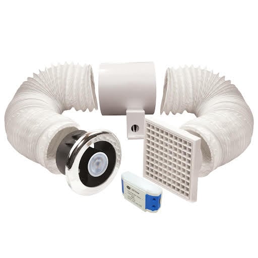 Vent-Axia Lo-Carbon Vent-A-Light Bathroom Extractor Fan & LED Light Kit - Standard 441423A Price Comparisons | Compare The Build