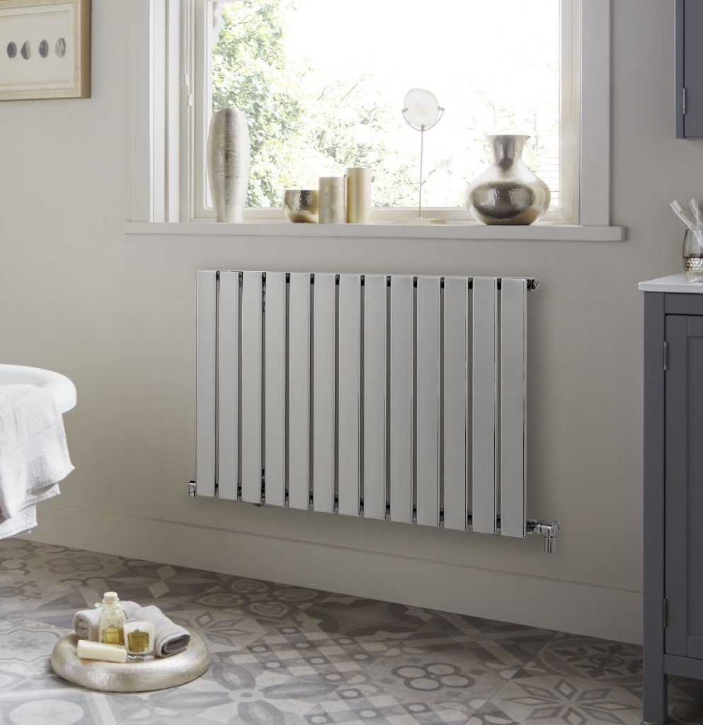 Towelrads Merlo Horizontal Radiator, Chrome, 600mm x 1030mm Price Comparisons | Compare The Build