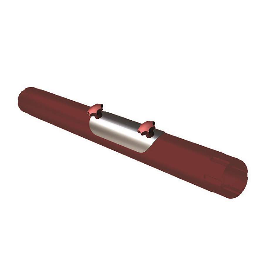 Lindab Steel Round Rod Access Pipe 100mm x 1m Painted Dark Red Galvanised Steel MSTRA100DR Price Comparisons | Compare The Build