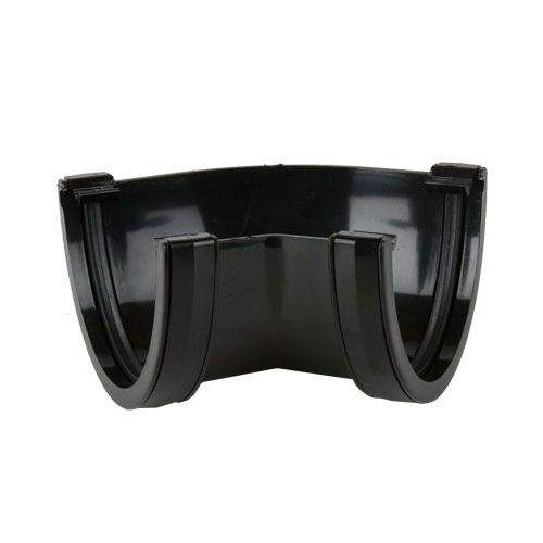 Plastic Guttering Deepstyle High Capacity 135 Degree Angle 115mm Black Brett Martin BR079B Price Comparisons | Compare The Build
