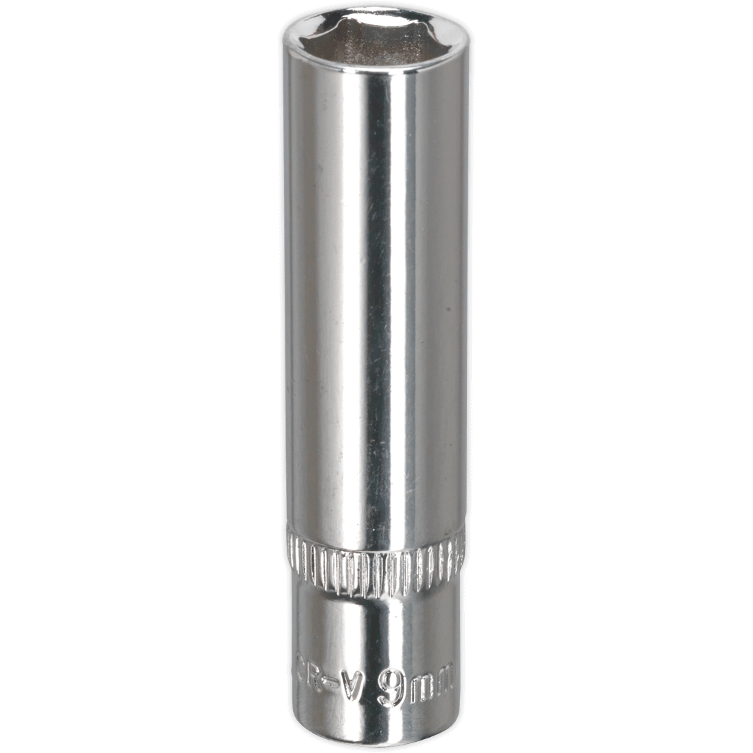 Sealey 1/4" Drive Polished Deep Hexagon WallDrive Socket Metric 1/4" 9mm Price Comparisons | Compare The Build