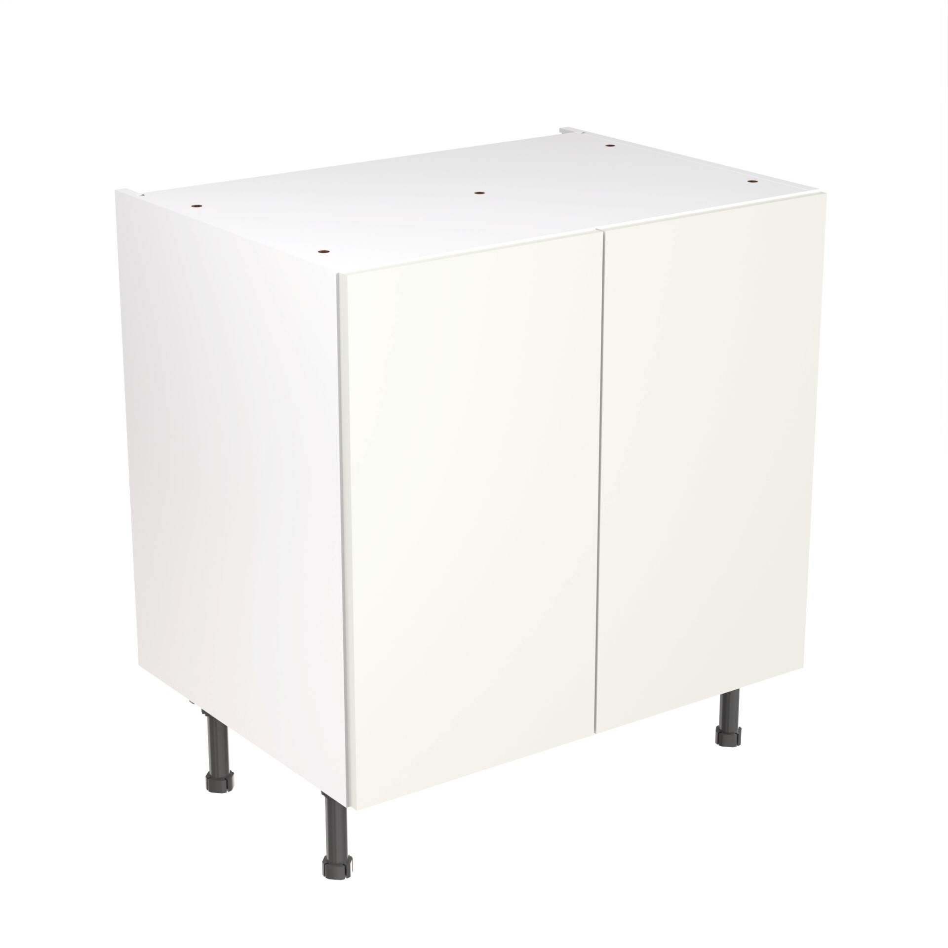 Flatpack Base Unit Super Gloss White Slab 800mm - FKKF0036 Price Comparisons | Compare The Build