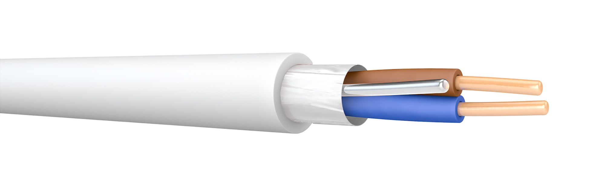 Prysmian Fp200 White 2 Core Fire Cable, 2.5mm² X 50M Price Comparisons | Compare The Build