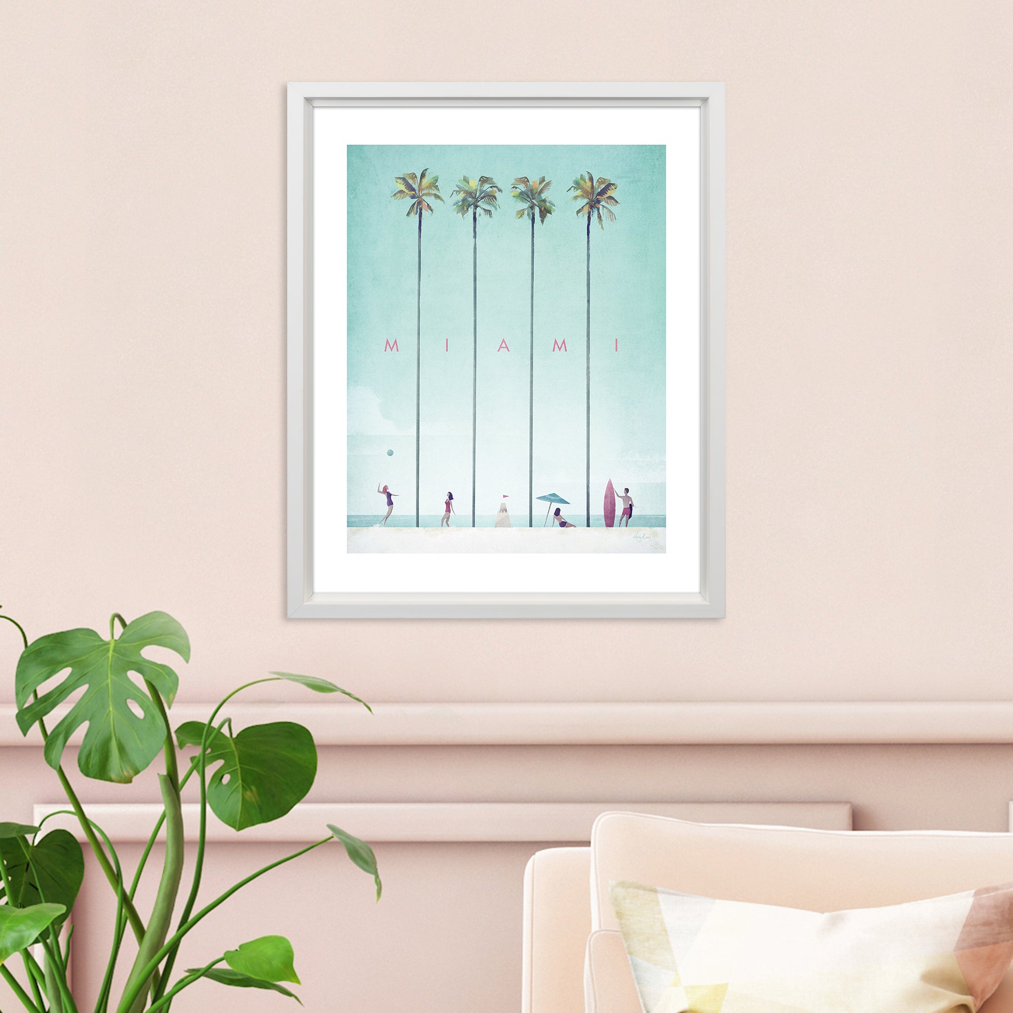 The Art Group Miami Framed Print Blue Price Comparisons | Compare The Build